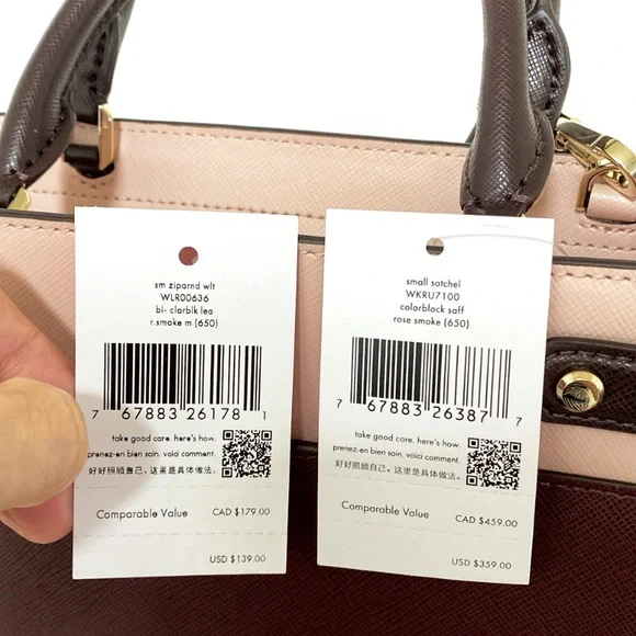 NWT💃Kate Spade staci colorblock small Satchel/Crossbody and Wallet Set - Picture 10 of 10